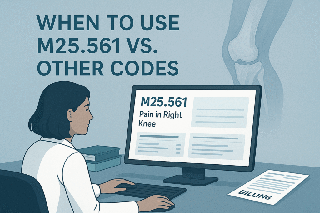 ICD 10 Pain Right Knee