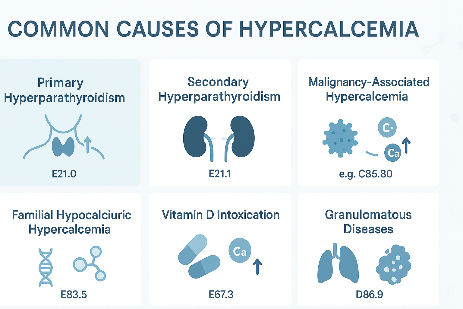 Hypercalcemia ICD 10 Code