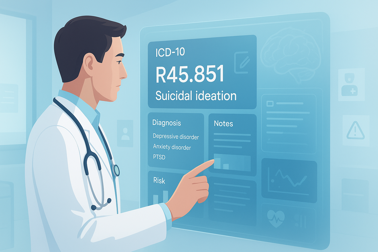 ICD 10 Code for Suicidal Ideation