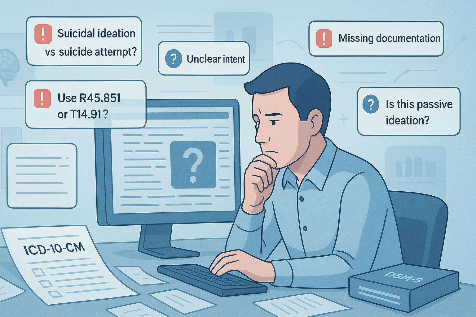 ICD 10 Code for Suicidal Ideation